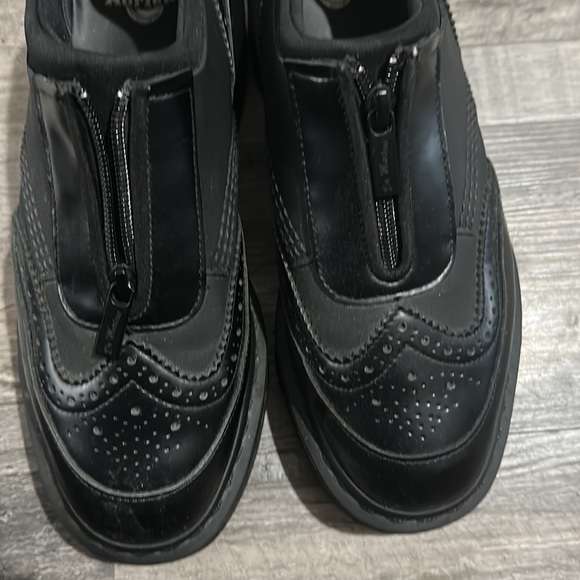 Dr Martens Resnik Platform Brogue Black Shoe Zip size 8 - Picture 4 of 8